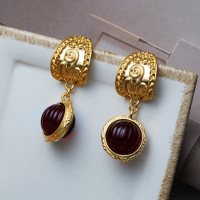 Retro vintage palace style earrings